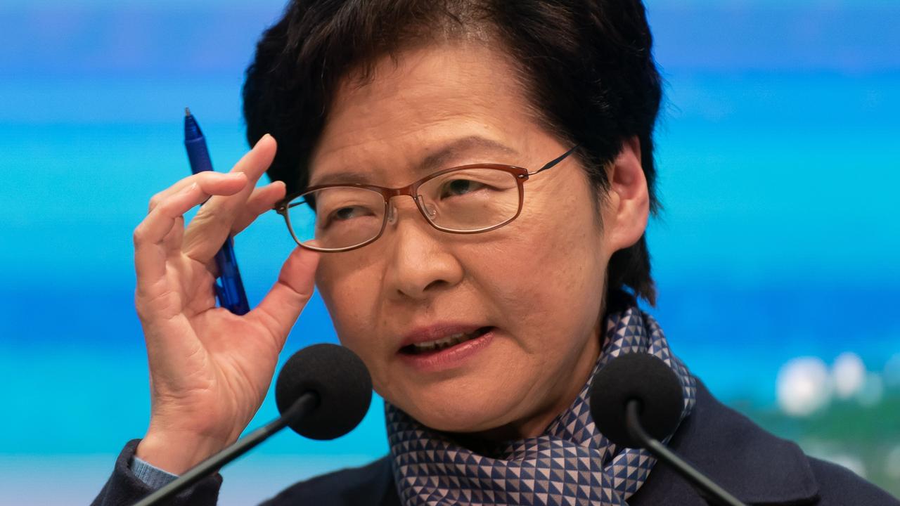 Hong Kong’s Chief Executive Carrie Lam. Picture: Anthony Kwan/Getty Images