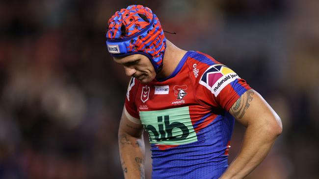 Kalyn Ponga was targeted for drug testing by the NRL. Picture: Cameron Spencer/Getty Images