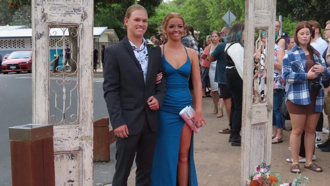 Joel Isambert and Shayla Isambert at the Hervey Bay State High School formal.