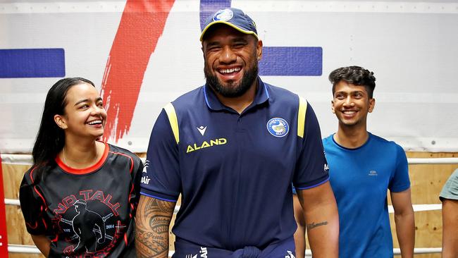 Eels prop Junior Paulo has joined the PCYC as a community partnerships ambassador. Picture: Toby Zerna