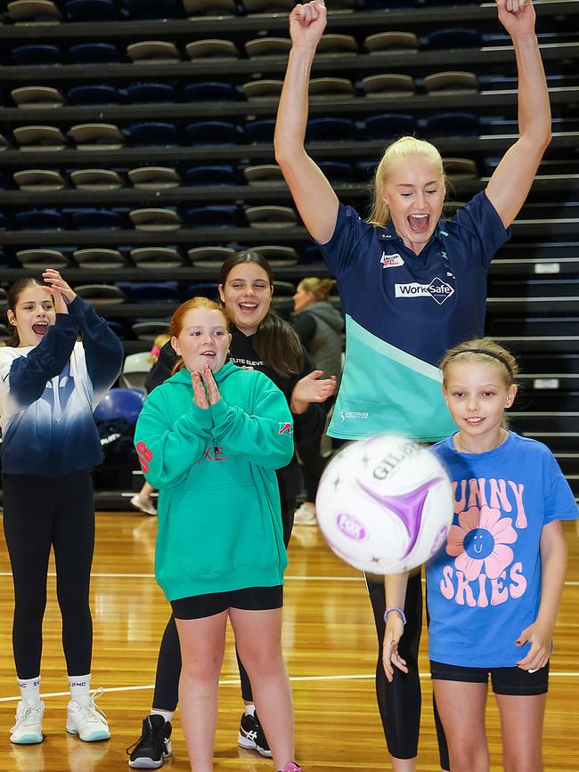 Super Netball is still being funded partly by the grassroots. Picture: Ian Currie