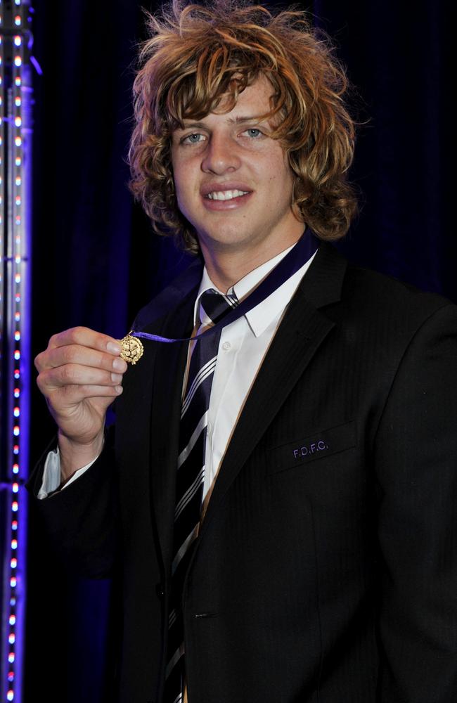 We won’t be seeing this tonight ... and not just because that’s the Doig Medal for Freo’s best-and-fairest.