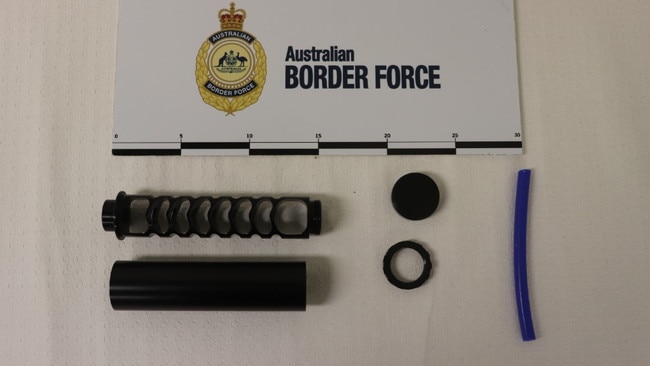 Police said it arrested the man at the scene. Picture: ABF