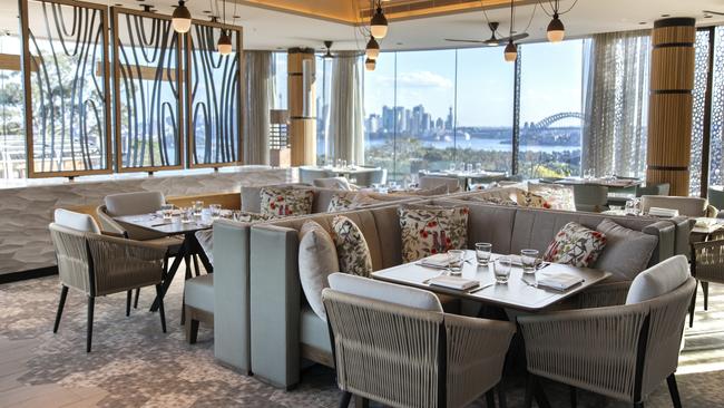 Me-Gal restaurant has stunning harbour views.