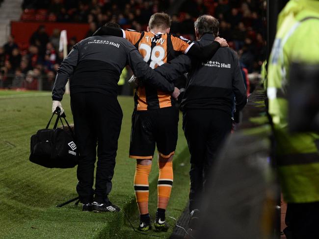 Hull City had two players forced off with injury.