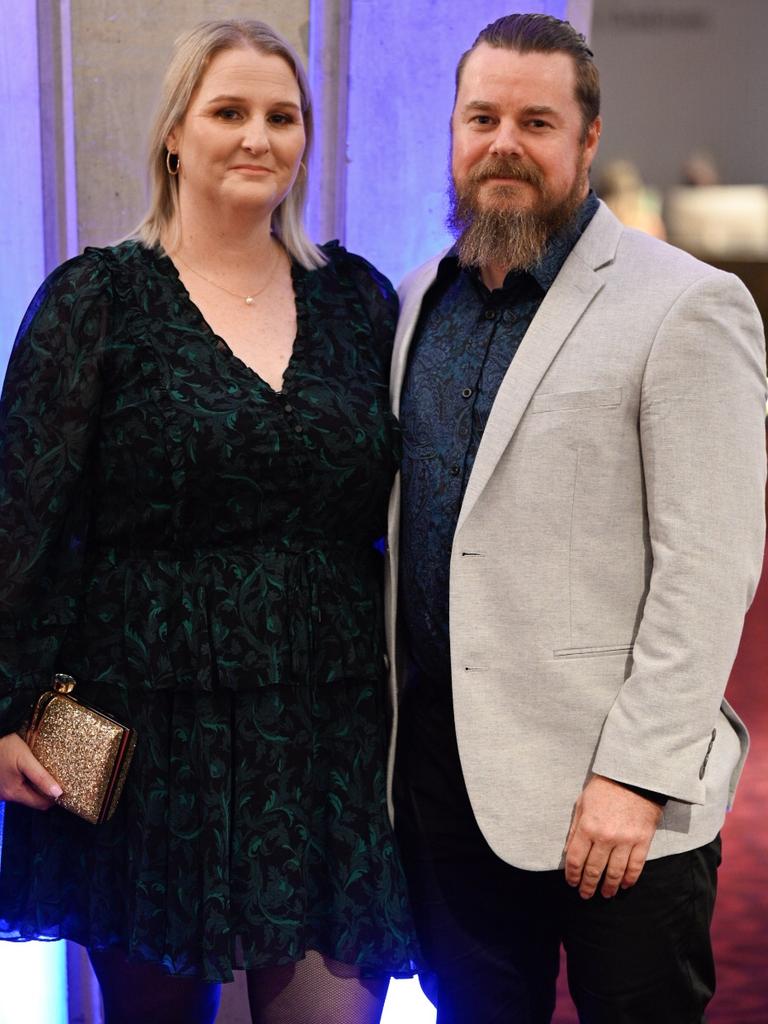 Disney's Frozen the Musical premiere at the Adelaide Festival Theatre: Kylie and Adam Frost. Picture: Nicki Scenes Photography