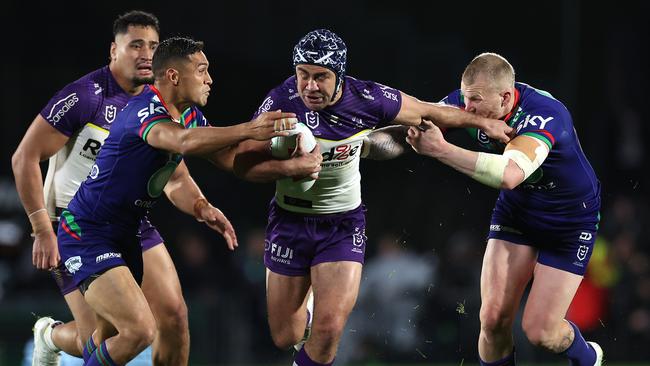 Jahrome Hughes has taken his game to new heights as a playmaker this season. Picture: Phil Walter/Getty Images