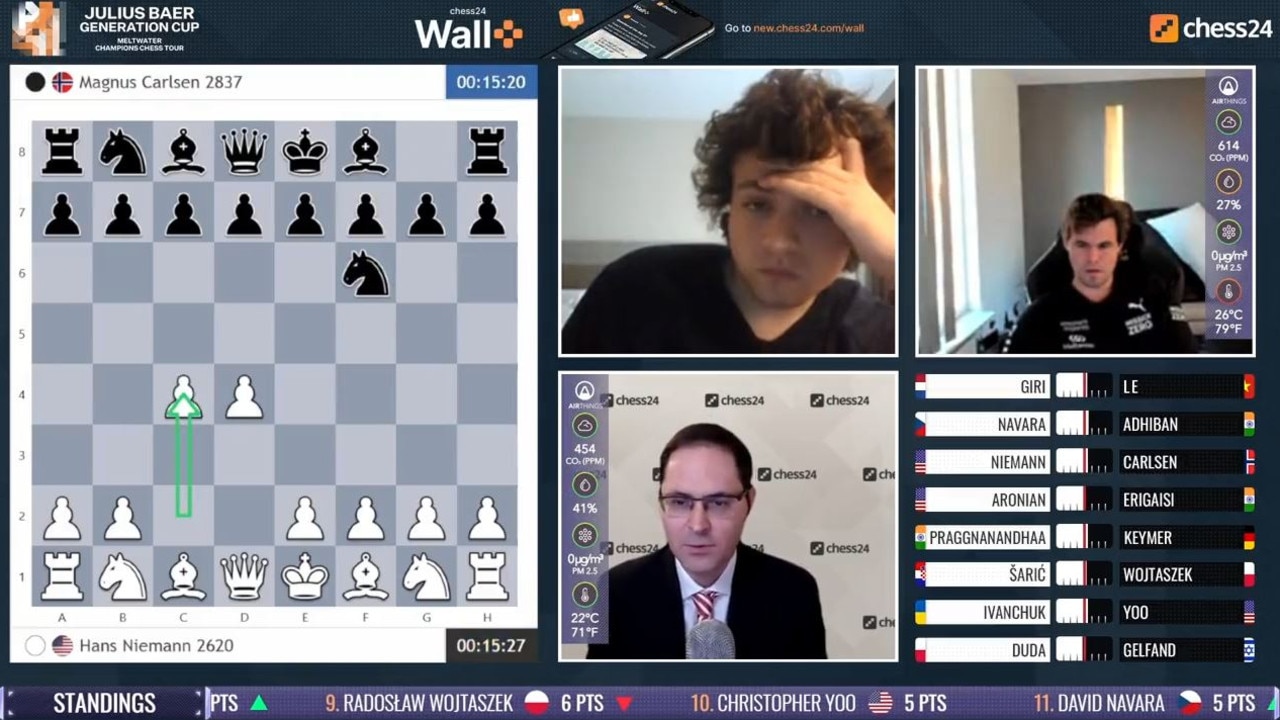 Hans Nieman cannot believe he blundered