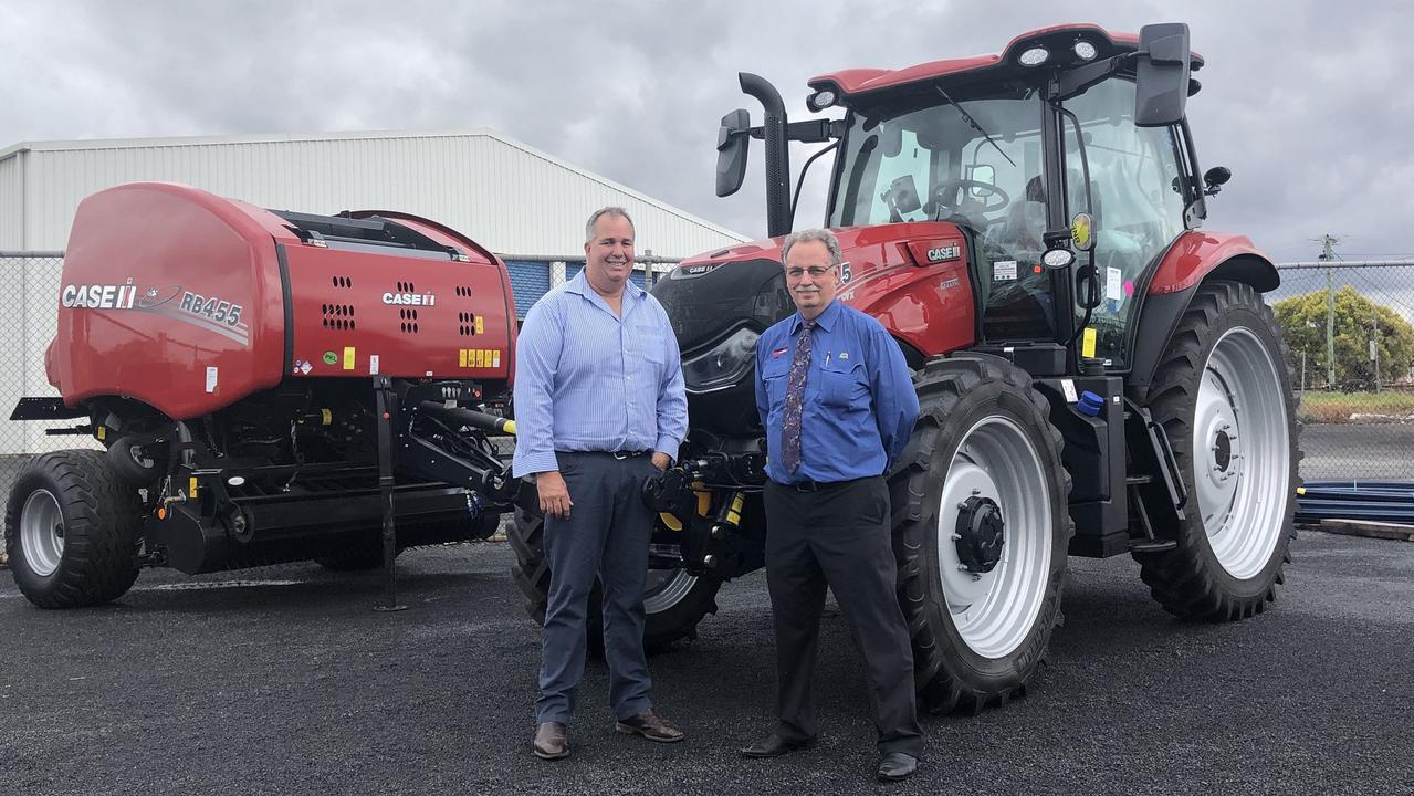 Photo: Craig Brimblecombe (left) and Noel Baines have joined forces to establish STAG Machinery Group. Photo supplied.