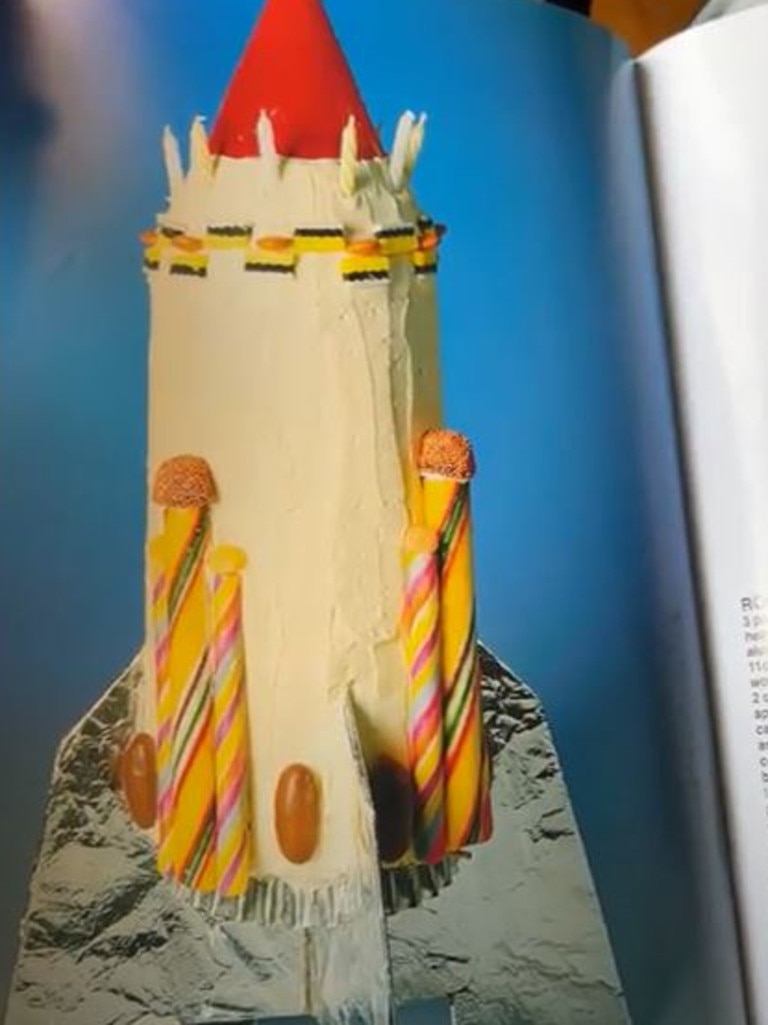 If you were a boy you could have a rocket cake. Picture: Supplied