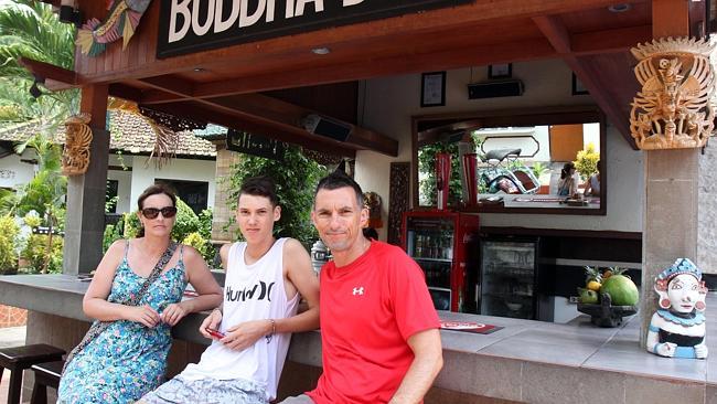 The Hayes family from Adelaide - Danielle Hayes, her son Connor and husband Tony - saw the mother and daughter at dinner befo...