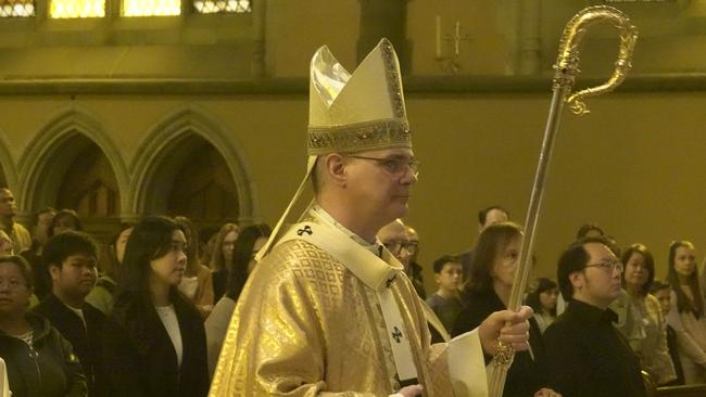 Melbourne’s Catholic Archbishop Peter Comen­soli has spoken of witnessing signs of reconciliation and hope after returning from Israel and Lebanon. Picture: NCA NewsWire/Valeriu Campan