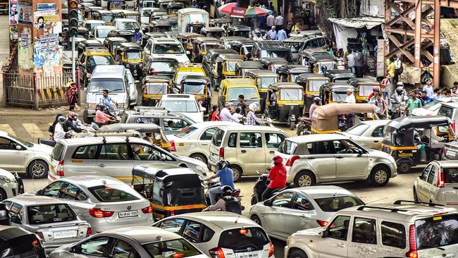 Mumbai, India's biggest city, is known for its traffic chaos.