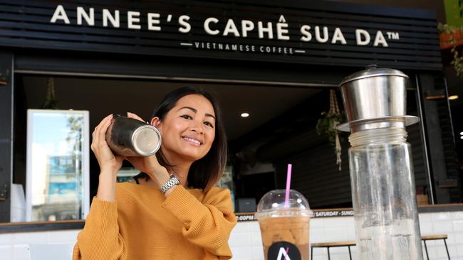 Annee Nguyen from Annee’s CaPhe Sua Da at Rustys will be on the Shark Tank. PICTURE: STEWART MCLEAN