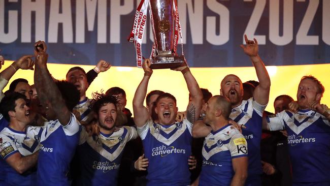 The NRL are in informal discussions about purchasing a large stake in England’s Super League. Photo: George Wood/Getty Images.