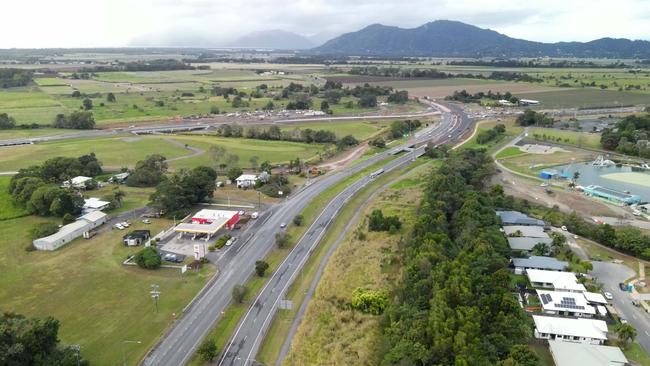 The Captain Cook Highway just south of the Smithfield roundabout. Picture: Brendan Radke