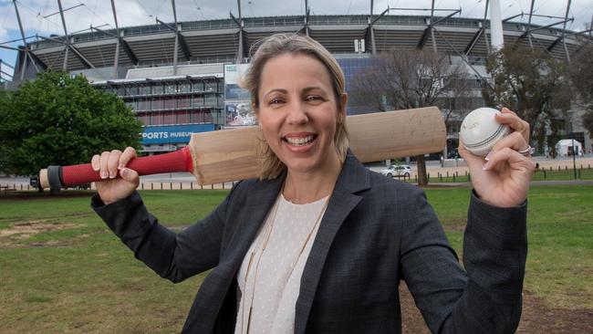 Big Bash chief Kim McConnie says entertainment has a big role to play in Australia’s T20 leagues. Picture: Jay Town