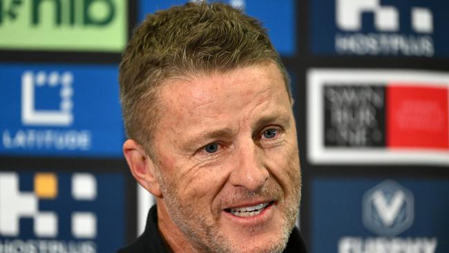 Three-time premiership coach Damien Hardwick has stepped down as Richmond coach. Picture: Quinn Rooney/Getty Images.