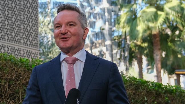 Climate Change Minister Chris Bowen at the COP28 in Dubai. Picture: Jacquelin Magnay