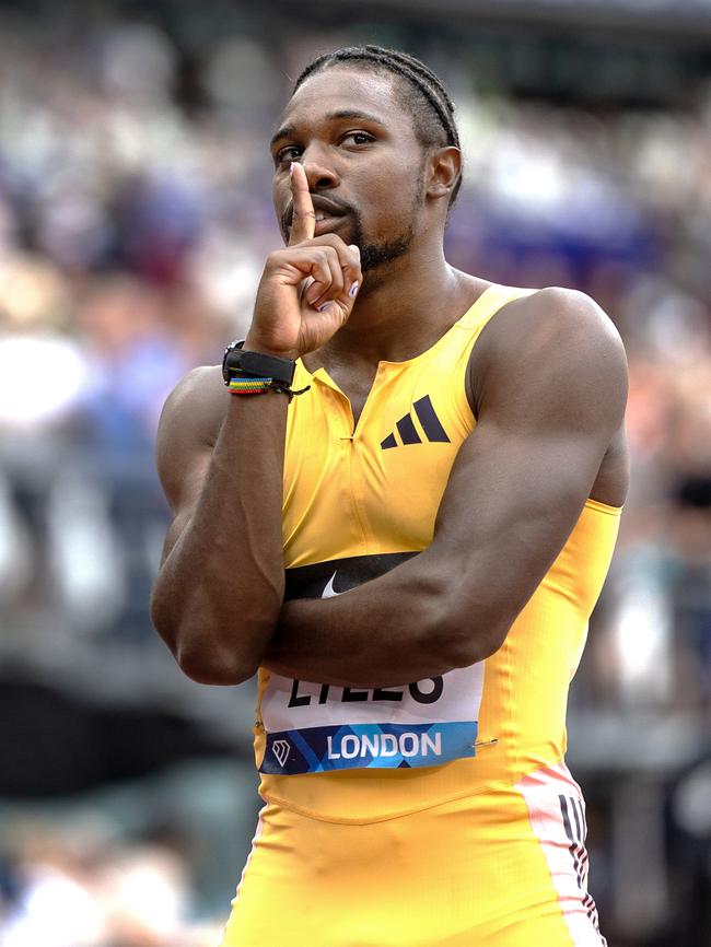 Gout will go train with Noah Lyles. Picture: Tim Clayton/Corbis via Getty Images