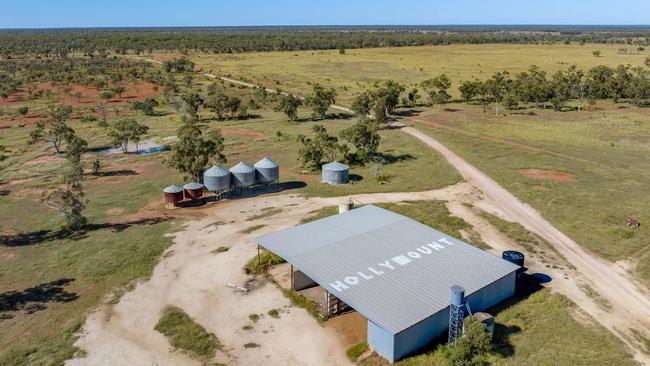The Hollymount property spans 34,047ha east of St George in southern Queensland.
