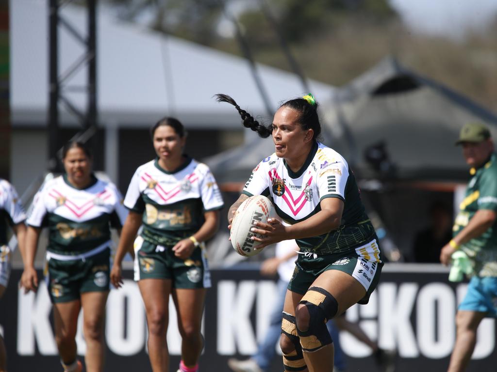 Koori Knockout - Day 4 Womens GF Redfern All Blacks v Bourke Warriors Monday, 7 October 2024 Hereford St, Bathurst NSW 2795, Australia, Picture Warren Gannon Photography