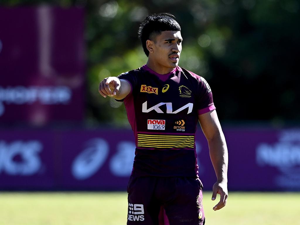 Deine Mariner is not eligible to play for the Maroons. Picture: Bradley Kanaris/Getty Images