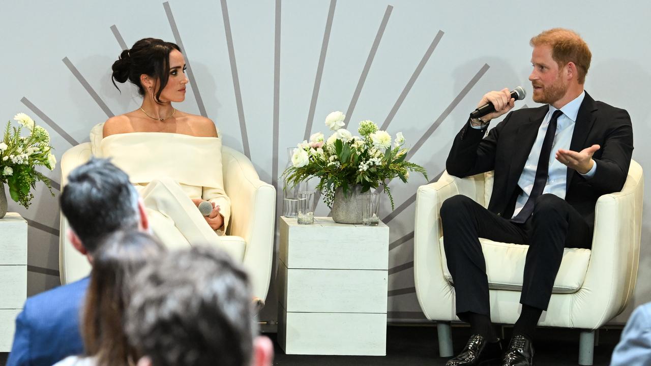 Meghan tells parents “we just want to be safe” in a video message used to advocacy for new laws regulating social media sites. Picture: Getty Images