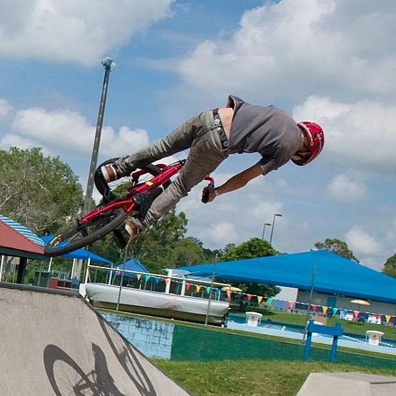 BMX Skills Session. Picture: Brisbane Cycling Festival