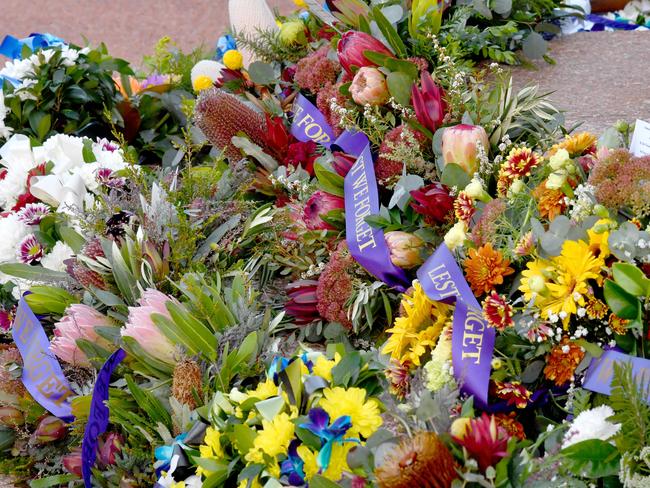 Anzac Day 2025. Dawn service Anzac Park Townsville. Picture: Evan Morgan