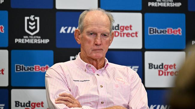 Wayne Bennett after the win over the Tigers. Picture: NRL Photos