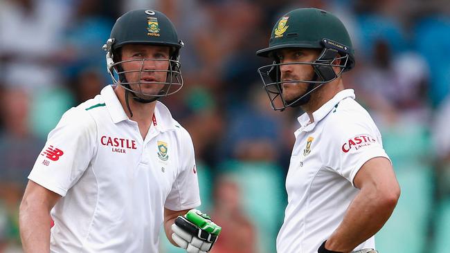 Faf du Plessis is in doubt for the first Test.