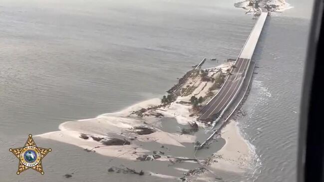 Aerial Footage Captures Hurricane Devastation In Lee County | News.com ...