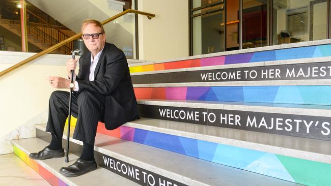 Peter Goers at Her Majesty's Theatre. Picture: Brenton Edwards