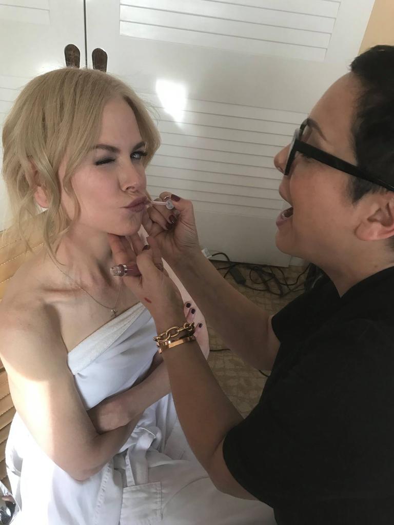 Nicole Kidman ... "So excited to be sharing this night with my girlfriends from #BLL #HBO #GoldenGlobes #Neutrogena" Picture: NicoleKidmanOfficial/Facebook