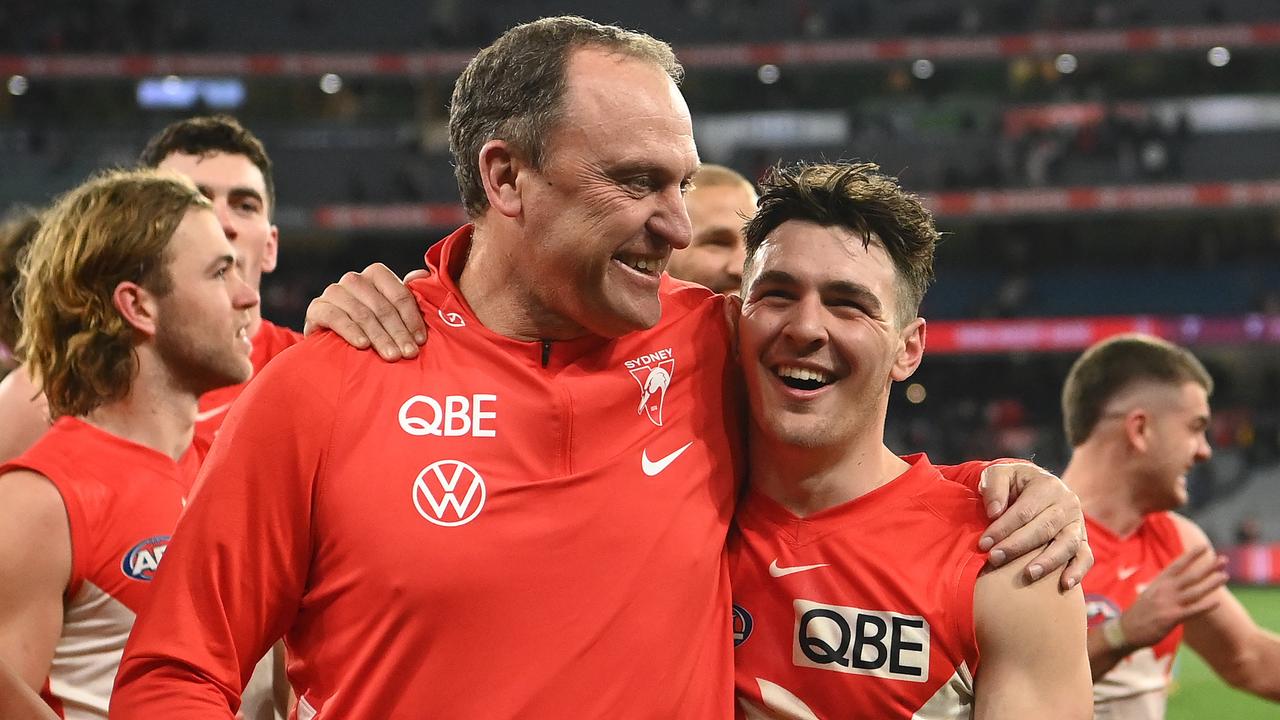 Errol Gulden is one of coach John Longmire’s favourites after knowing him since his early junior days. Picture: Getty Images