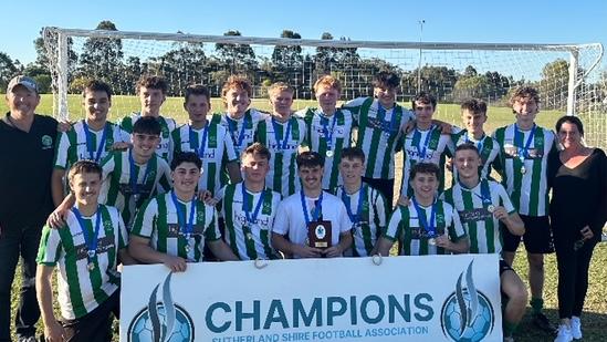 Cronulla Seagulls FC U21 men are through to the grand finals of the Football NSW Champion of Champions. Picture: Supplied.