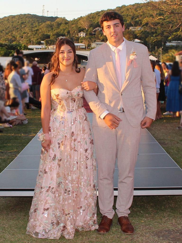 Chelsea and Clayton at the St Ursula's College Formal. Photo: Contributed