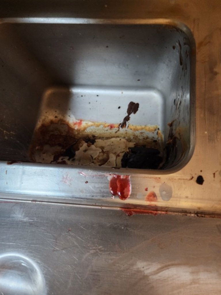 The photos also showed a bain-marie in disarray. Picture: Supplied