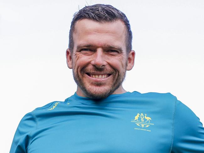 Champion Paralympian Kurt Fearnley prepares for his final race in the 2018 Commonwealth Games. Photo Tim Marsden