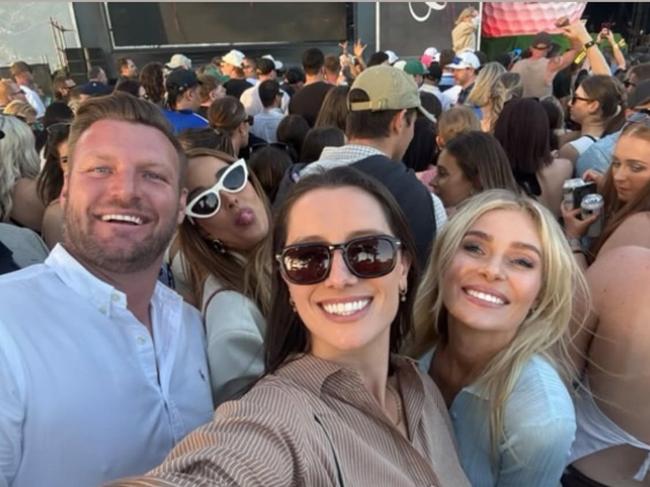 Sam Groth partied with influencer Bec Judd. Picture: Instagram