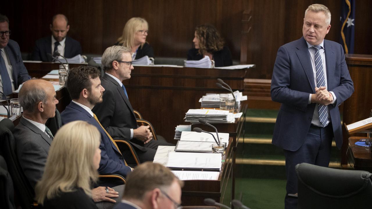 Tasmanian parliament Question Time, Premier Jeremy Rockliff. Picture: Chris Kidd