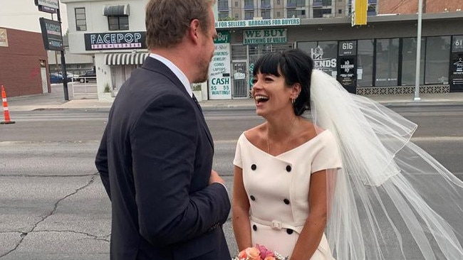 Lily Allen and David Harbour tied the knot in Vegas in 2020. Picture: Instagram