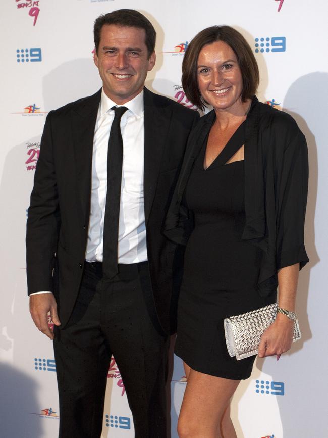 The former couple at the Richard Wilkins' 25-year Nine Network anniversary.