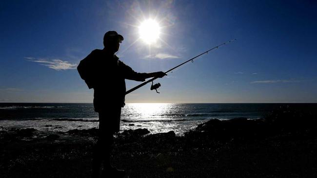 Tweed fisherman Mr Edwin "Snow" Ducat surveys the ocean before a morning's fishing off therocks at Hastings Point on the Tweed Coast.Photo Scott Powick Daily NewsTWE221015snow. Picture: Scott Powick