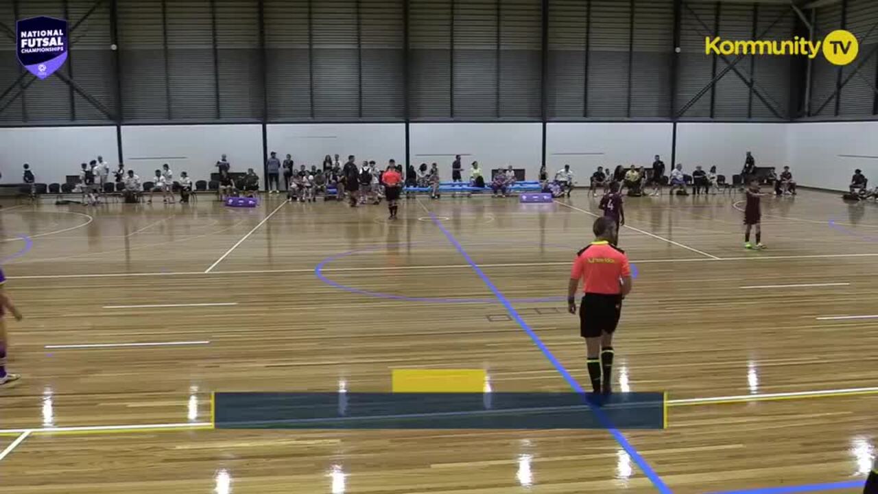 Replay: Capital Football Blue v Football Queensland Maroon (U12 Boys)—2025 National Futsal Championships Day 3