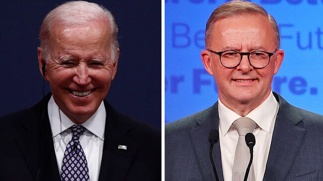 US President Joe Biden and Australian Prime Minister Anthony Albanese.