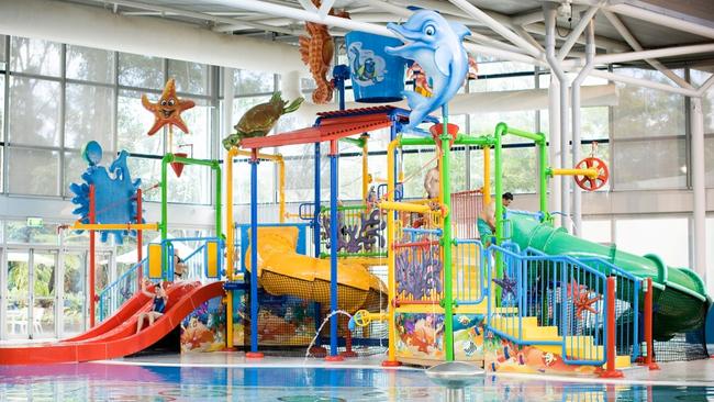 Splashers Water Playground at Sydney Olympic Park Aquatic Centre. Picture: Supplied