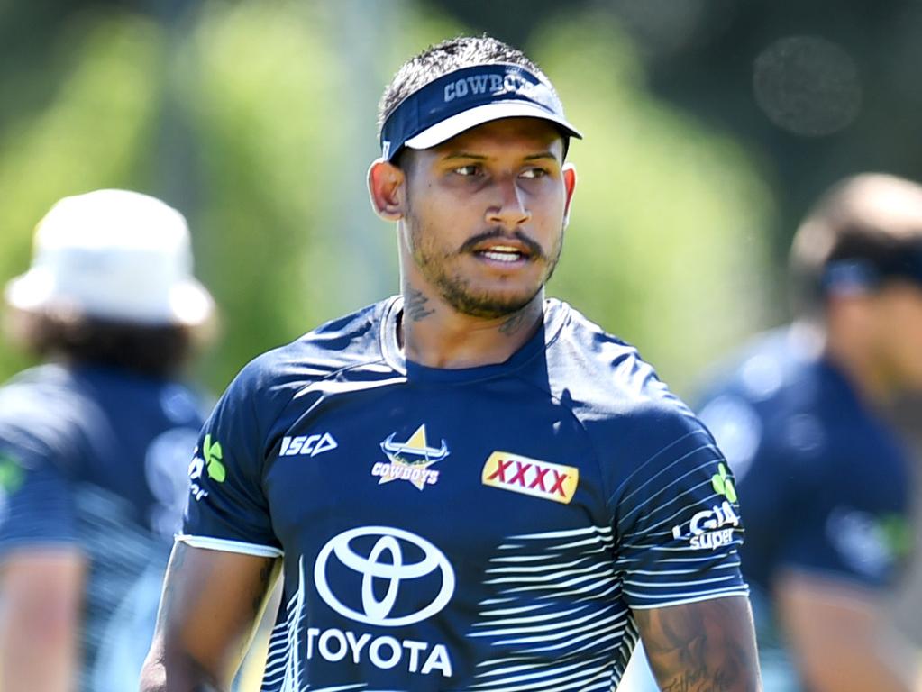 Ben Barba. NRL; North Queensland Cowboys pre-season training at Townsville Sports Reserve.