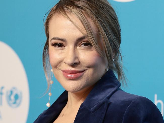 NEW YORK, NEW YORK - NOVEMBER 29:  Alyssa Milano attends the 2022 UNICEF Gala at The Glasshouse on November 29, 2022 in New York City.  (Photo by Dimitrios Kambouris/Getty Images)